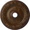 Ekena Millwork Bellona Ceiling Medallion (Canopies up to 3 5/8"), 23 5/8"OD x 3 5/8"ID x 1 1/8"P, Root Beer Crackle CM23BERBC - alternate 1